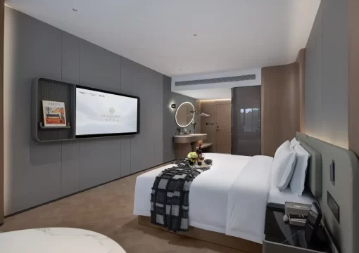 Grey Bubble Bath Room