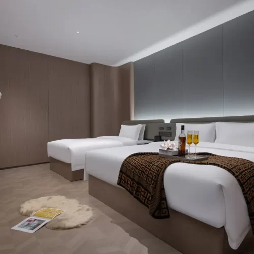 Grey Bubble Bath Room